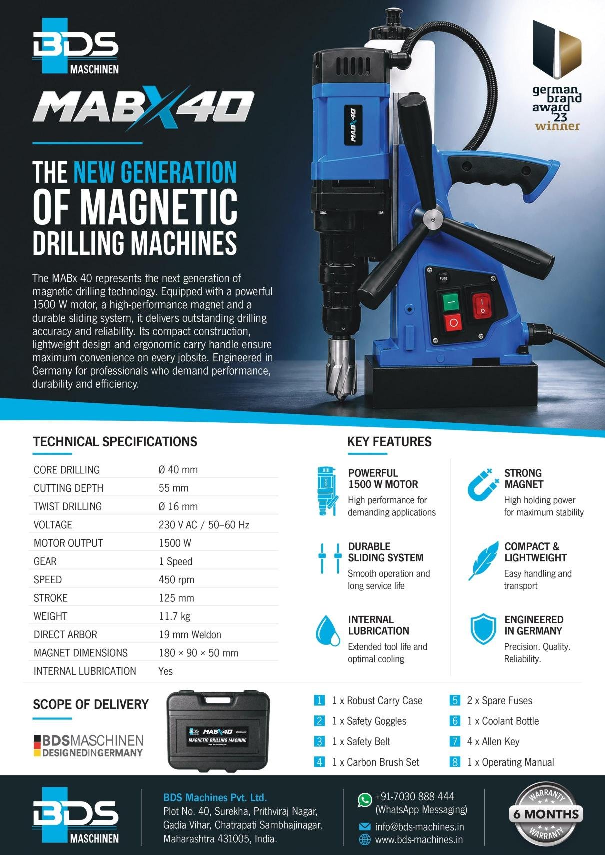 Magnetic Drilling Machine MABX40